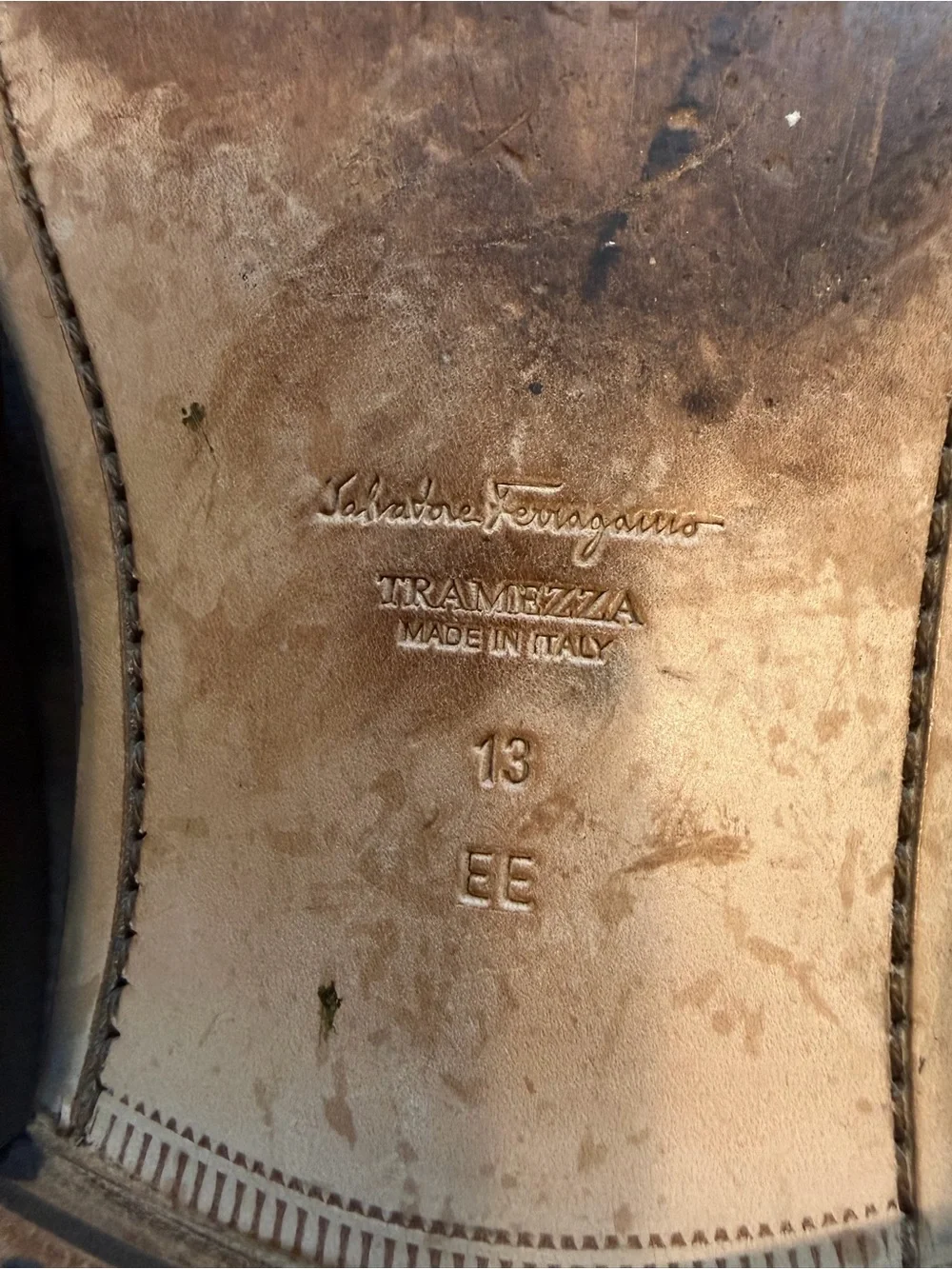 LIKE NEW! $1,495 Salvatore Ferragamo Tramezza Marius Derby Oxford Dress Shoes 14